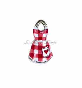 RED CHECKED APRON