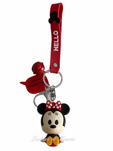 Minnie Mouse Bag Charm