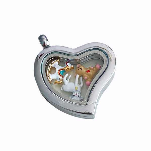 HEART SILVER LOCKET