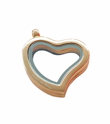 HEART ROSE GOLD LOCKET